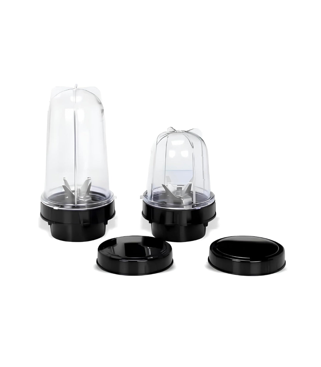 Bullet Juicer Jar 530ml Compatible with Mixer Grinder for Smooth Blending and Efficient Juice Extraction (Pack of 2)